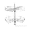 270 Circle Lazy Susan Kitchen Wire Rouping Panier